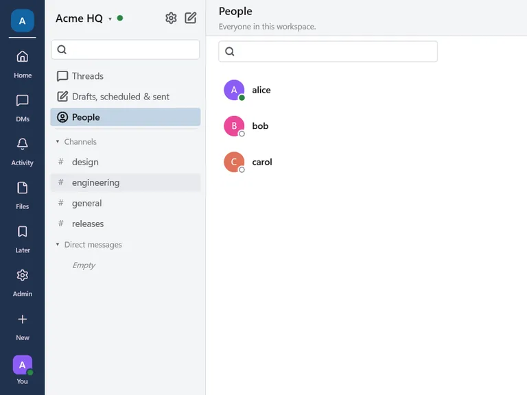 OpenChime: the people directory.